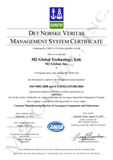 AS 9100:2004 Certificate